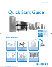 Philips MCD705/98 Quick Start Manual