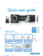 Philips MCM704D/37B Quick Start Manual