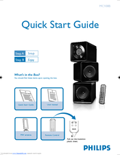 Philips MC108B/79 Quick Start Manual