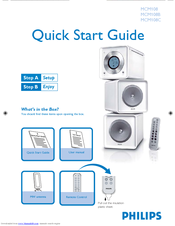 Philips MCM108B/93 Quick Start Manual