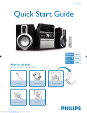 Philips MCM726/12 Quick Start Manual