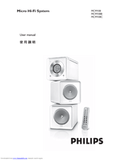 Philips MCM108B/93 User Manual