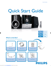 Philips MCM393/12 Quick Start Manual