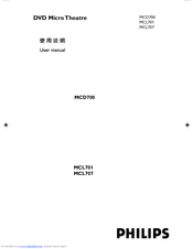 Philips MCL701 User Manual