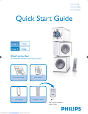Philips MCM108/55 Quick Start Manual