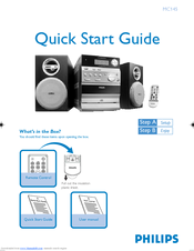 Philips MC145/12 Quick Start Manual