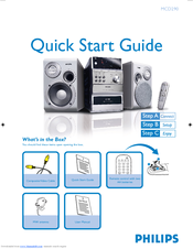 Philips MCD290/98 Quick Start Manual