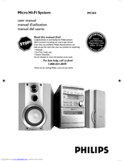 Philips MC260/25 User Manual