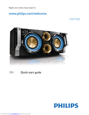 Philips FWP1000 Quick Start Manual