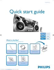 Philips FWM352/12 Quick Start Manual