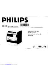 Philips FW535C/21 Instructions For Use Manual
