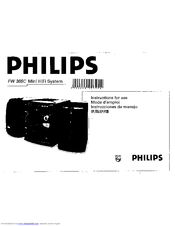 Philips FW365C/22G Instructions For Use Manual