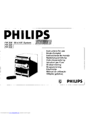 Philips FW325/22 Instructions For Use Manual