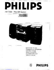 Philips FW 730C Instructions For Use Manual