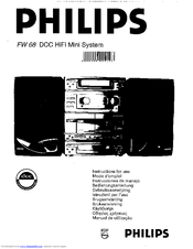 Philips FW 68 User Manual