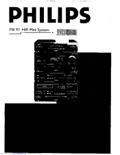 Philips FW 91 User Manual