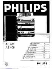 Philips AS401 User Manual