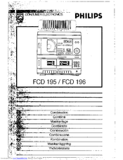 Philips FCD 196 User Manual