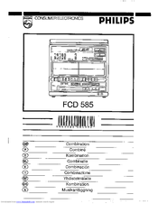 Philips FCD 585 User Manual