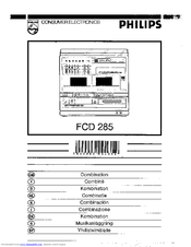Philips FCD 285 User Manual