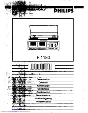 Philips F1180 User Manual