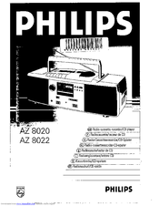 Philips AZ 8020 User Manual