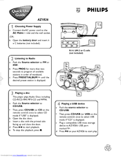 Philips AZ1826/79 Quick Use Manual