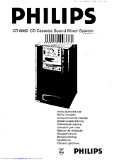 Philips CD6660/00 Instructions For Use Manual