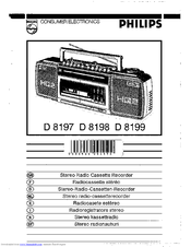 Philips D 8198 User Manual