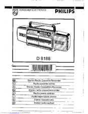 Philips D 8188 User Manual