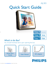 Philips AJL303 Quick Start Manual