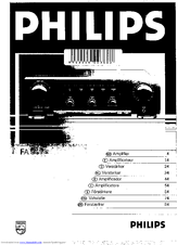 Philips FA 911 User Manual