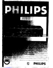 Philips DCC951 Instructions For Use Manual