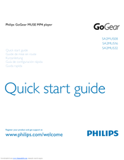 Philips SA2MUS08S/02 Quick Start Manual