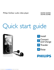 Philips SA3445/02 Quick Start Manual