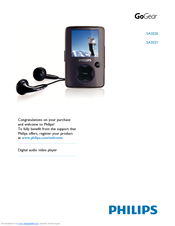 Philips GoGear SA3020 User Manual