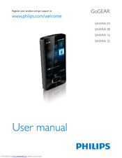 Philips SA4ARA08KF/97 User Manual