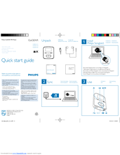 Philips SA4RGA04KN/12 Quick Start Manual