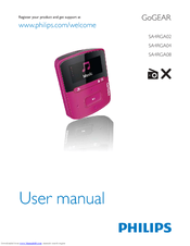 Philips SA4RGA04PN/12 User Manual