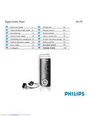 Philips 512MB-FLASH AUDIO PLAYER SA178-17B - Quick Quick Start Manual