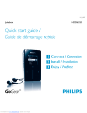Philips GoGear HDD6320 Quick Start Manual