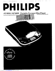 Philips AZ6834 User Manual