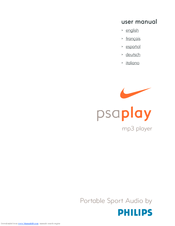 Philips Nike Psa256max User Manual