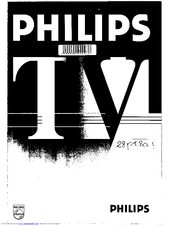 Philips 28PT800B User Manual