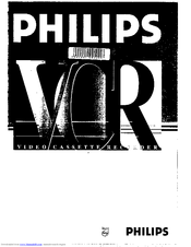 Philips VR451/39L Operating Instructions Manual