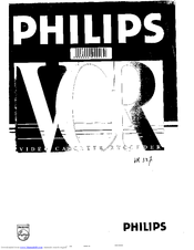 Philips VR337/02 Operating Instructions Manual