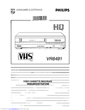 Philips VR6491 Operating Instructions Manual