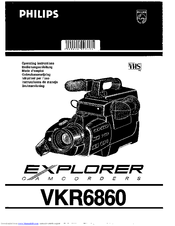 Philips VKR6860/21 Operating Instructions Manual