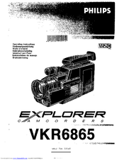 Philips Explorer VKR6865 Operating Instructions Manual