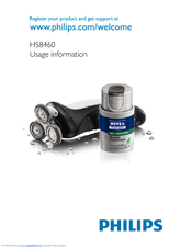 Philips HS8460/75 Usage Information Manual